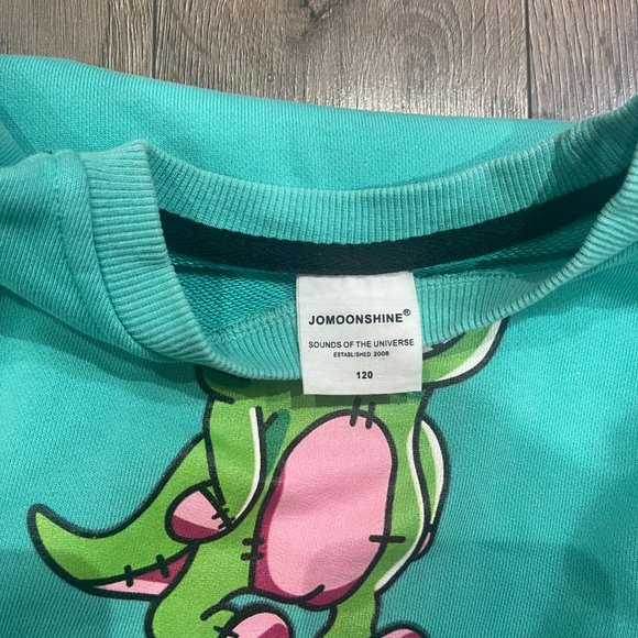 Kids Deconstructed Crewneck Dinosaur Sz 5-6Y - Picture 5 of 5